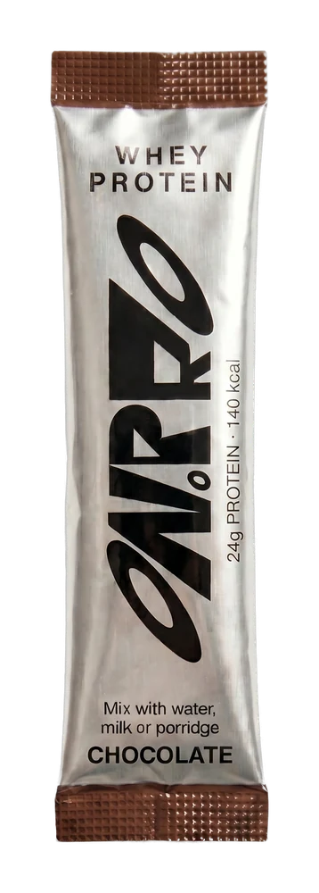 ON.PRO chocolate whey protein sachet